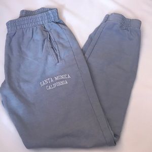 Brandy Melville Light Blue Santa Monica Sweatpants